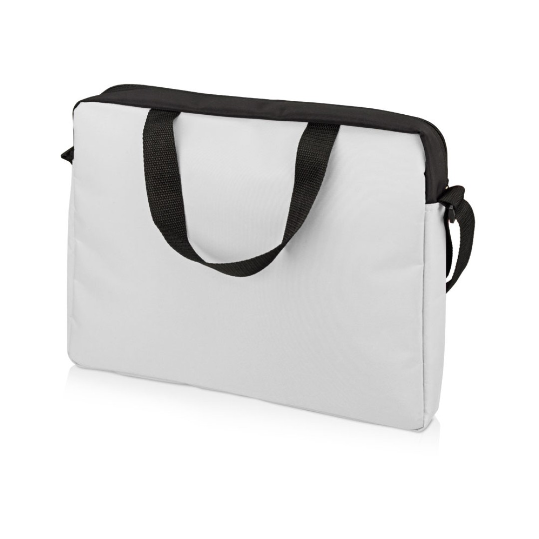 Конференц сумка для документов "Congress", белый/черный