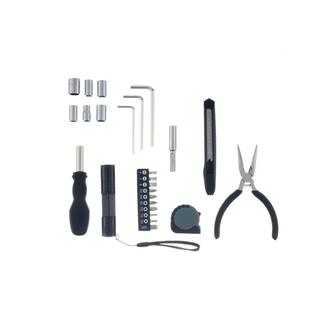 Набор инструментов Stinger, 25 инструментов, в нейлоновом чехле, 172х125х42 мм, чёрный