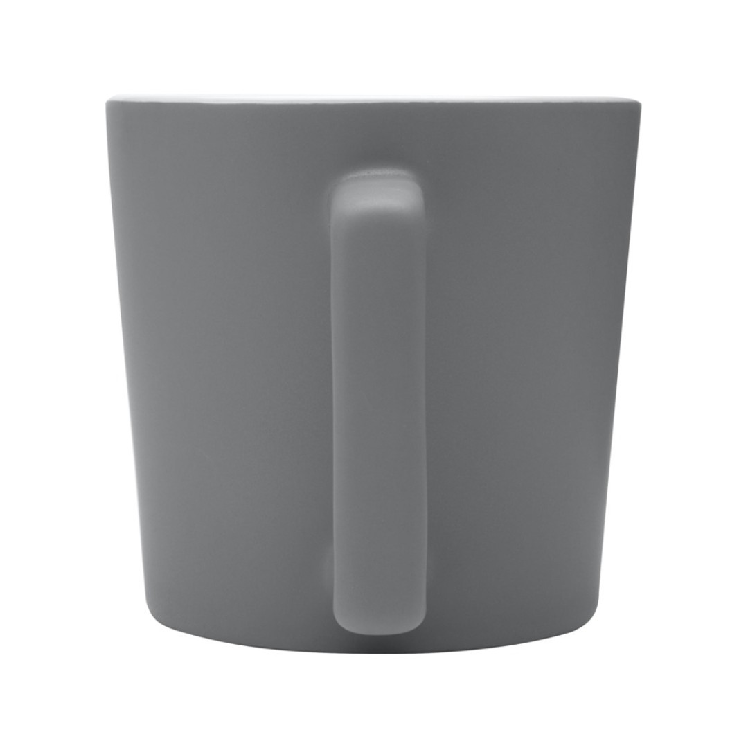 Cali Керамическая кружка объемом 370 мл с матовой отделкой - Белый / Matted Grey