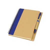 Блокнот "Helly" с ручкой, синий