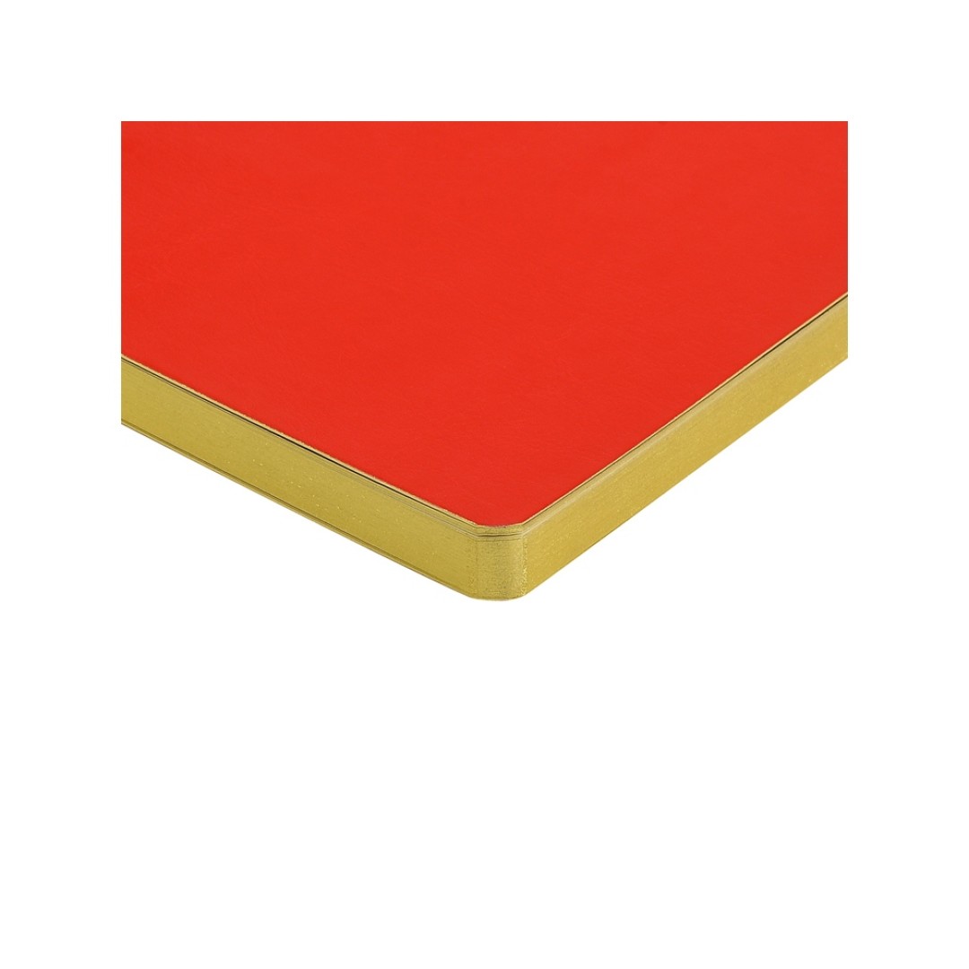 Ежедневник недатированный А5 "Megapolis Nebraska Flex", красный с золотым обрезом