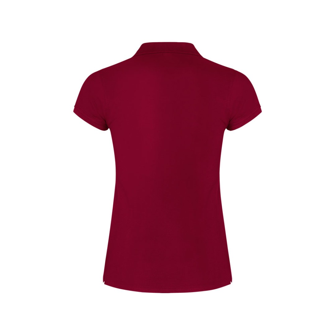 Рубашка поло "Star" женская, гранатовый