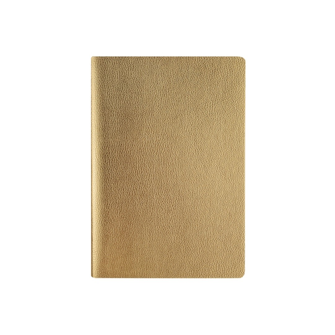 Бизнес тетрадь А5 "Megapolis flex" 60 л. клетка, золотистый