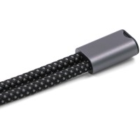 Ремешок-держатель для телефона с зарядным кабелем USB-C - USB-C «Lany Wristband Charge Eco», серый