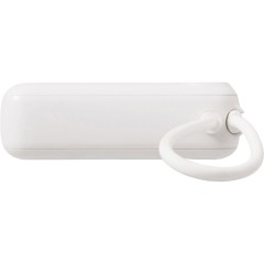 Внешний аккумулятор со встроенным кабелем «Liri», QC/PD, 10000 мАч, теплый белый