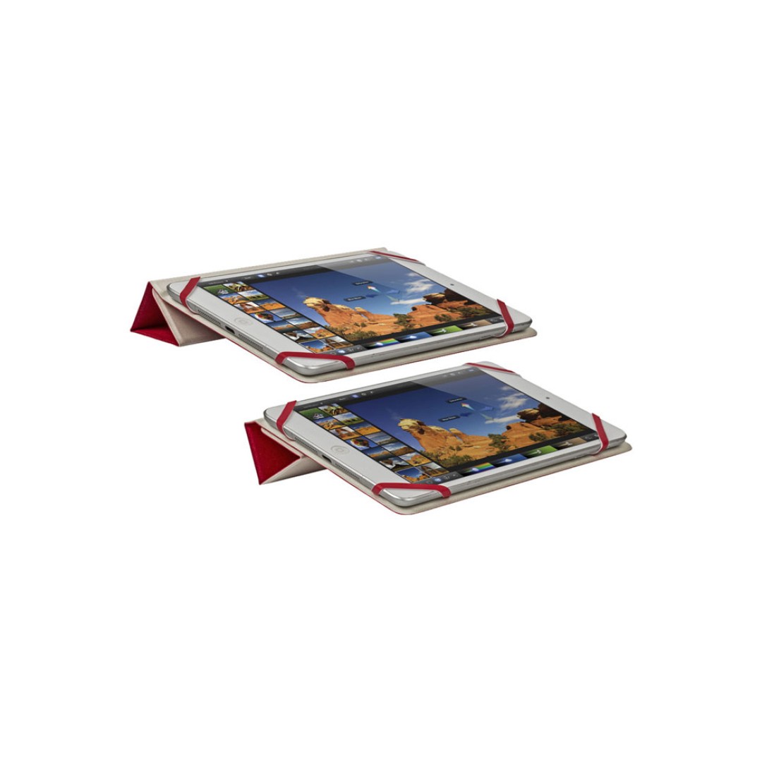 Универсальный чехол 3122 для планшетов 7-8", красный-белый