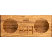 Набор для виски и коктейлей на подставке из дуба «Whiskey Party»