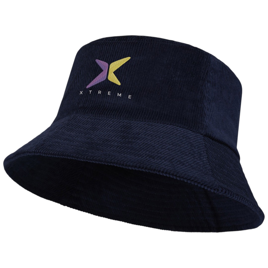 Панама "Howson" из переработанного вельвета - Темно - синий