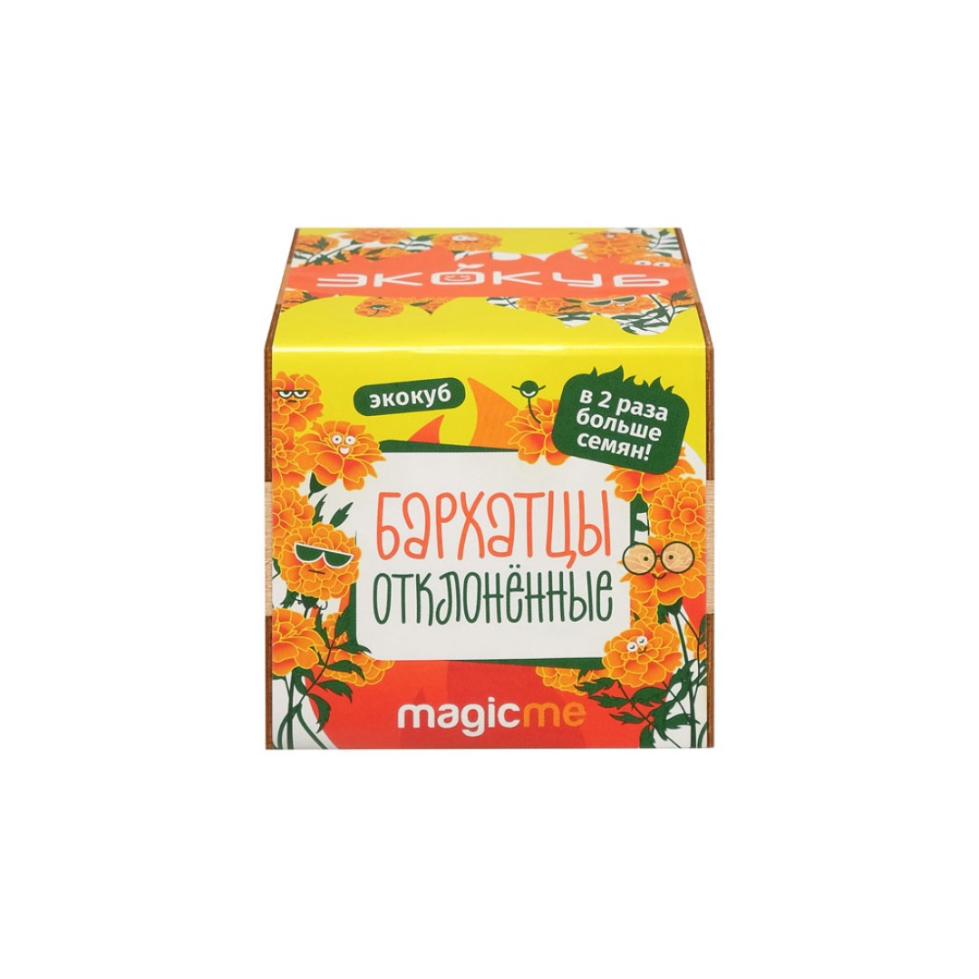 Набор для выращивания "Экокуб Magicme "Бархатцы"