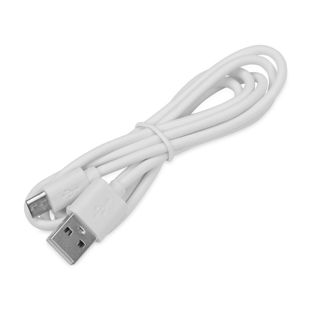 Настольный светильник с беспроводной зарядкой "Flamp", белый