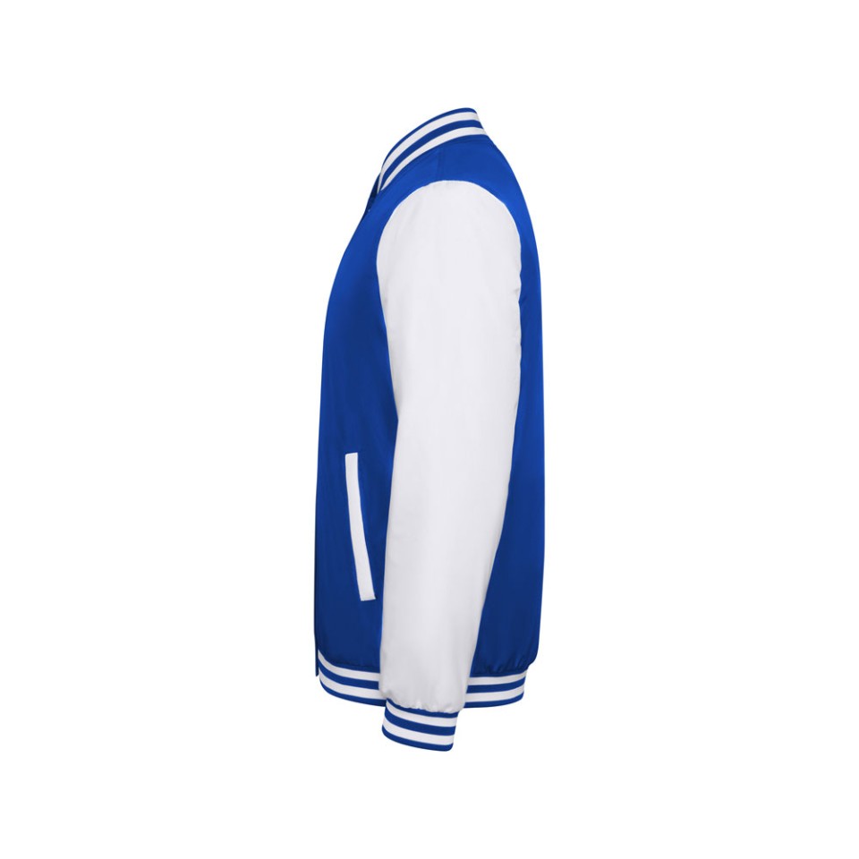 Бомбер утепленный «California» унисекс, королевский синий / белый