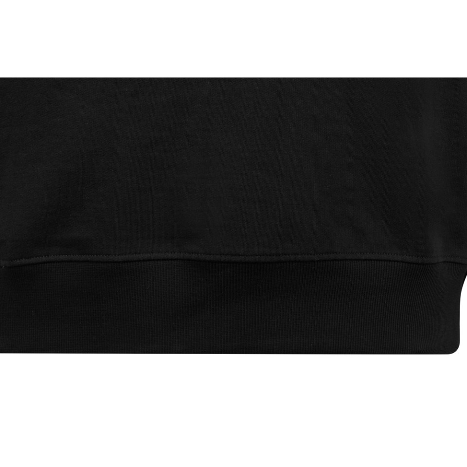 Худи оверсайз с коротким рукавом «Warsaw» унисекс, черный