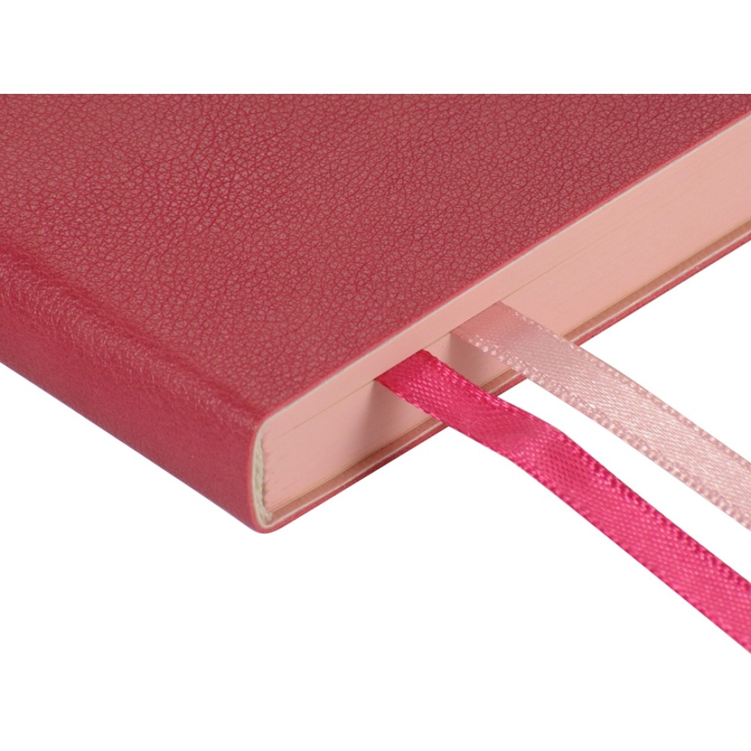 Ежедневник А5 датированный "Boston" 2026, розовый