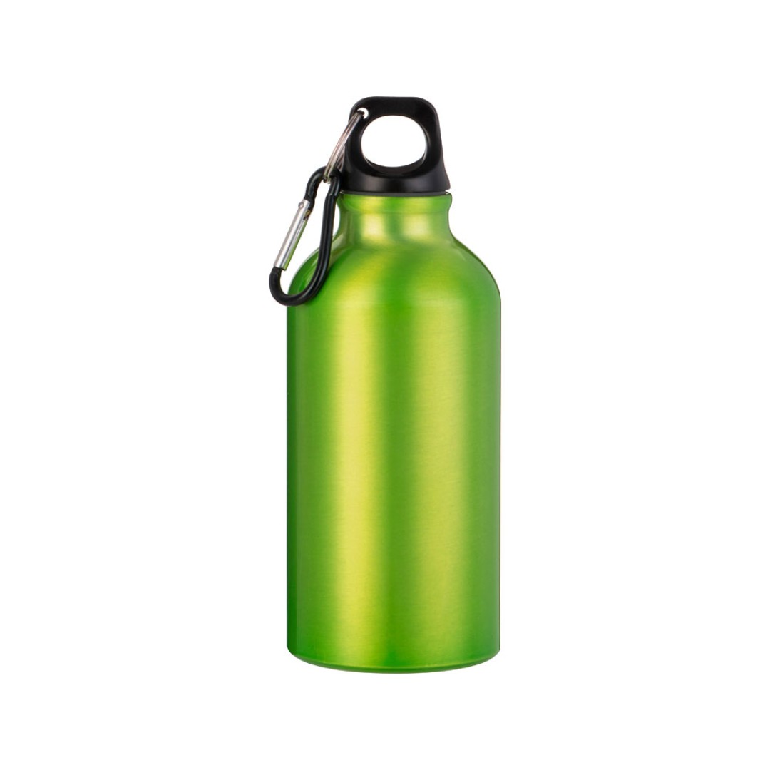 Бутылка "Hip S" с карабином 400мл, зеленое яблоко