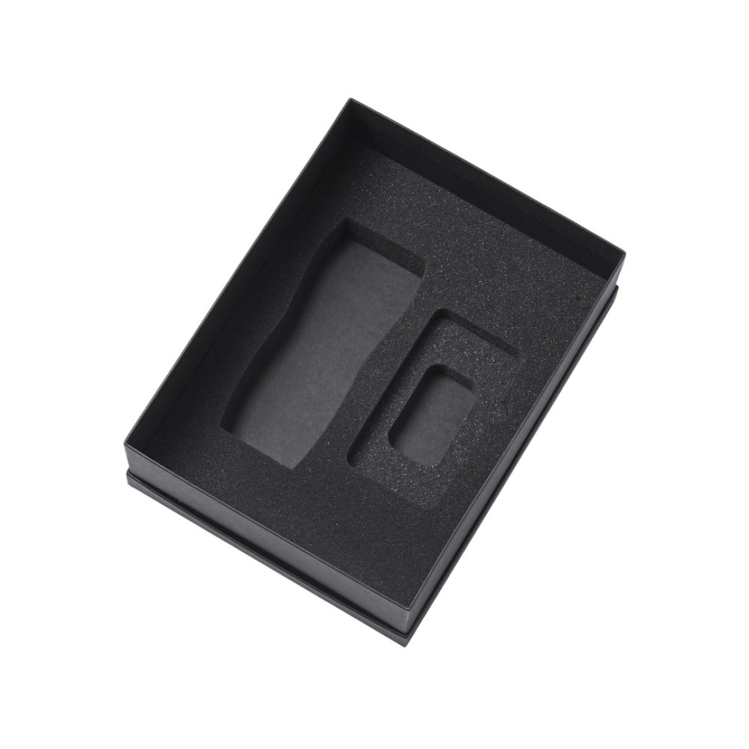 Подарочный набор c вакуумной термокружкой и повербанком С1, фиолетовый