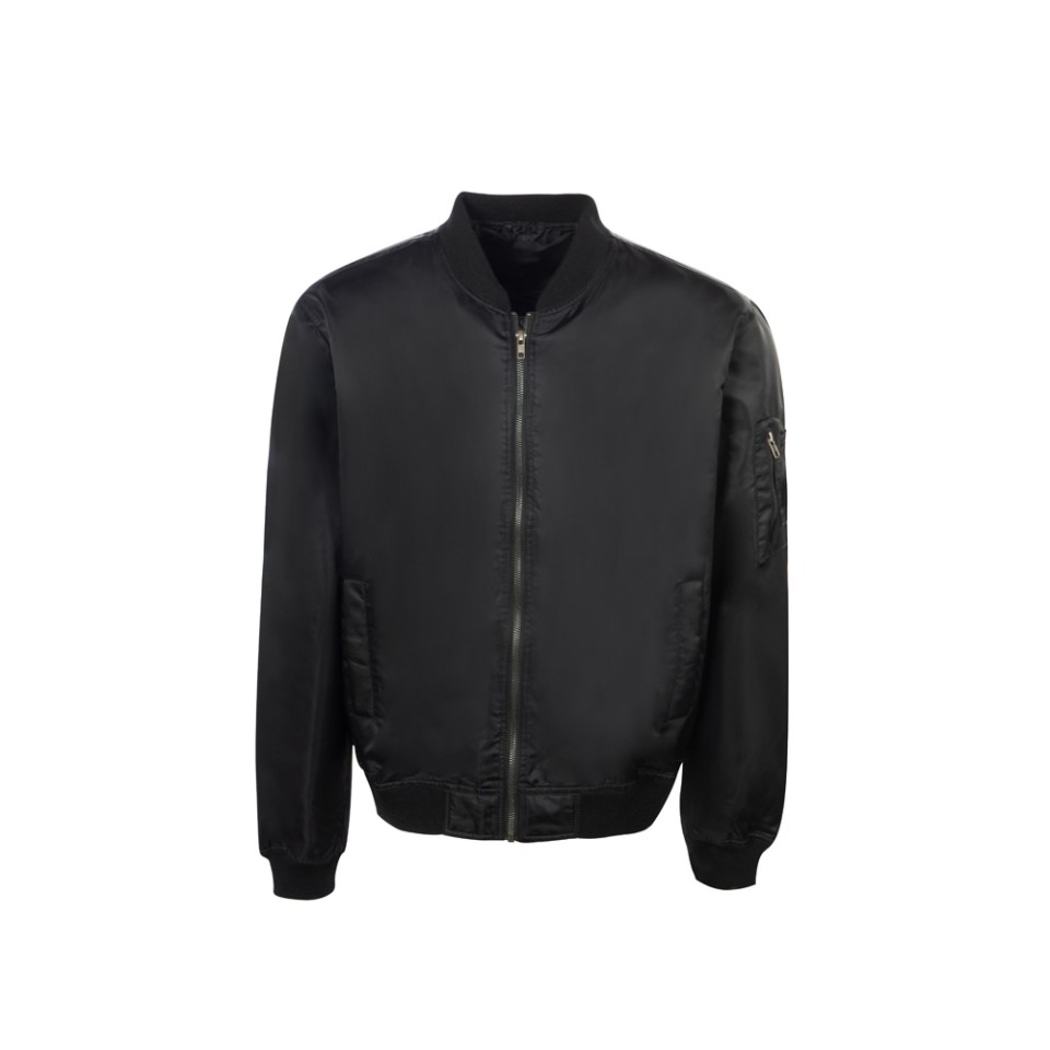 Куртка бомбер «Antwerpen» унисекс, черный