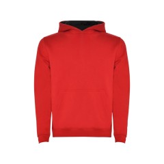 Толстовка с капюшоном "Urban" детская, красный/черный