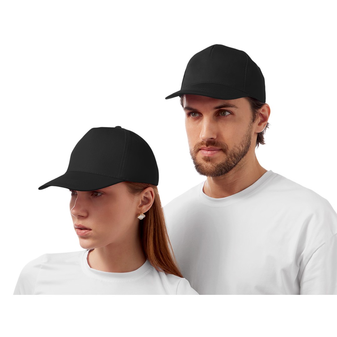 Бейсболка "Мемфис 230" 5-панельная, цвет черный