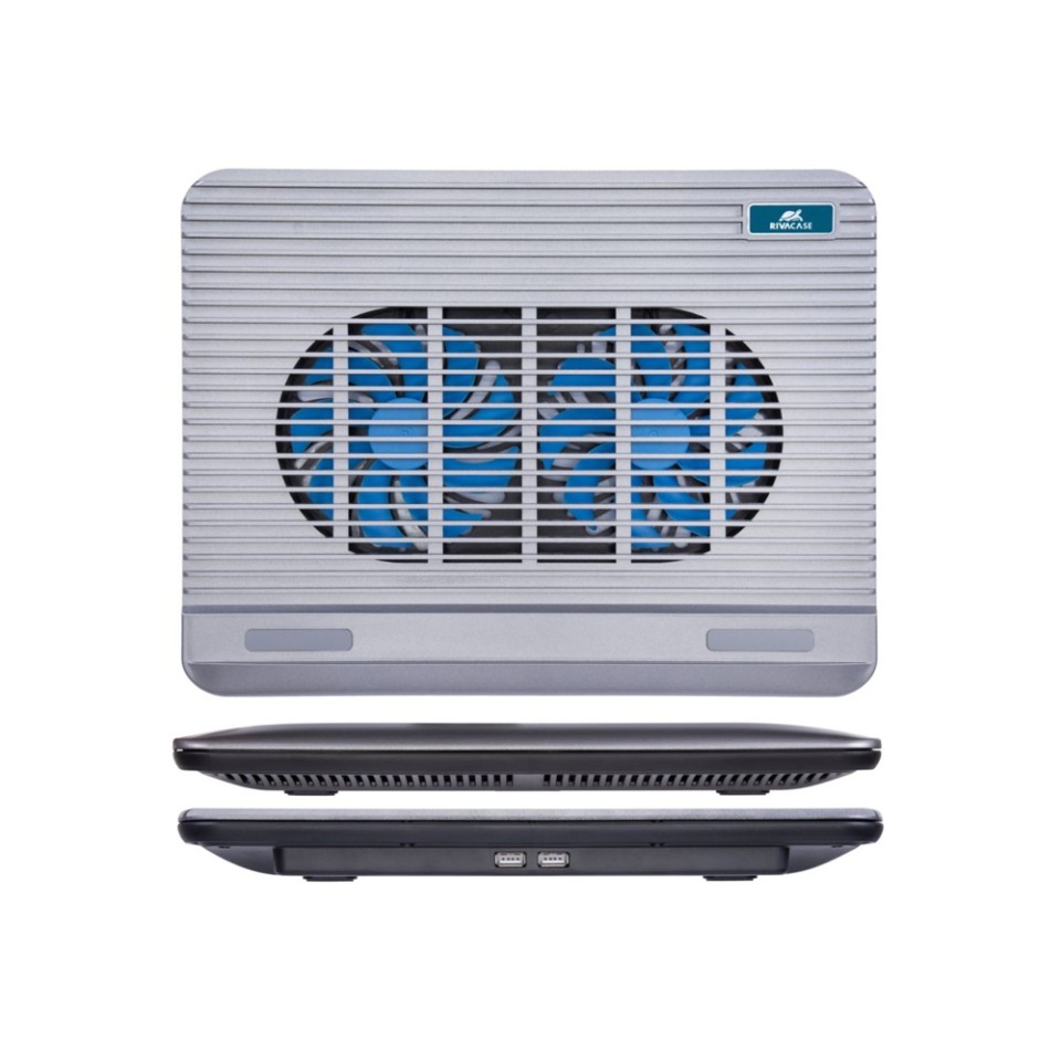 Охлаждающая подставка 5555 для ноутбуков до 15,6", серебристый