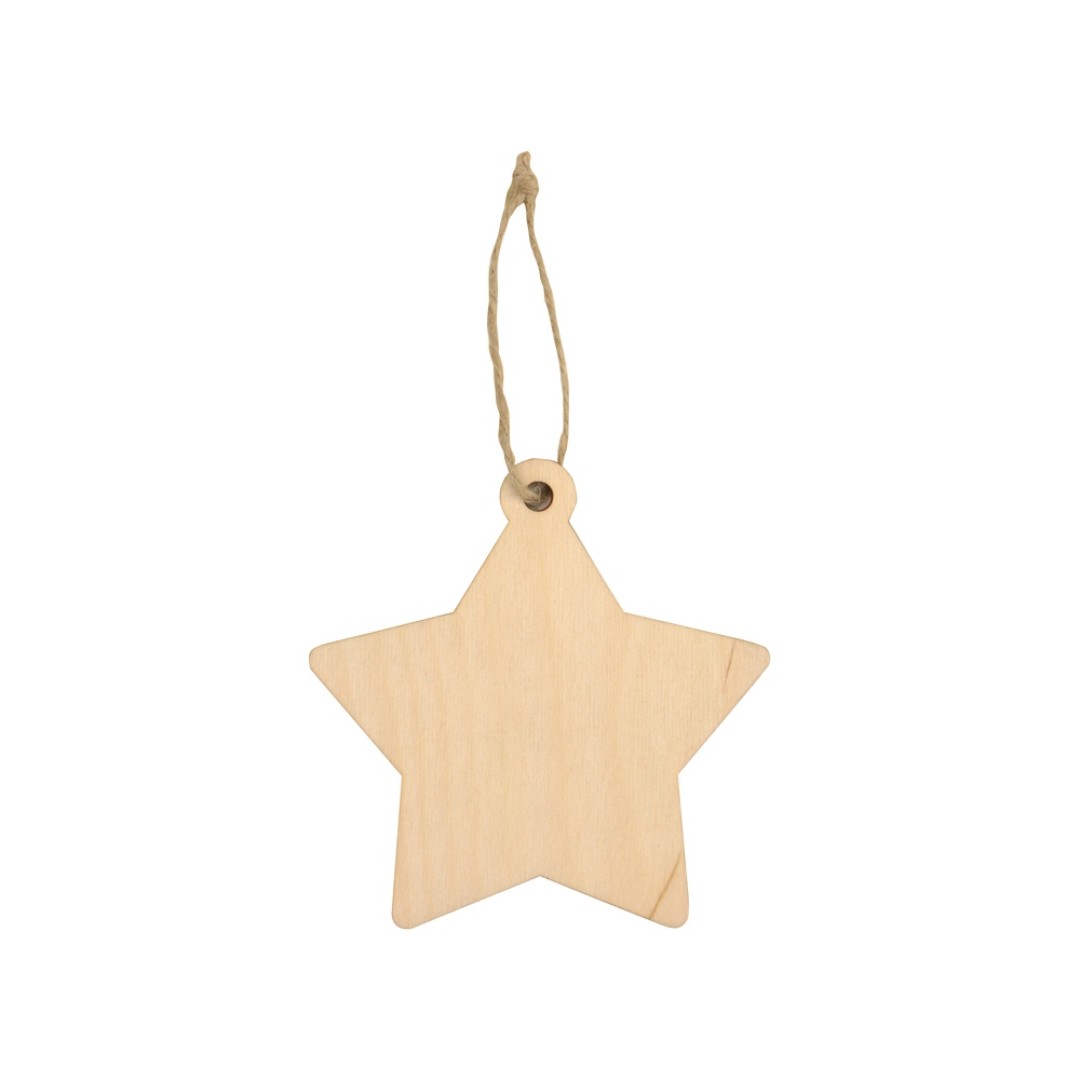 Подвеска деревянная «Звезда»
