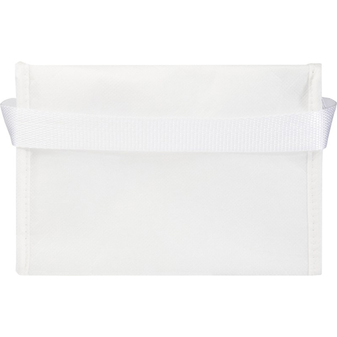 Spectrum нетканая сумка-холодильник, 4 л, на 6 банок, из переработанных материалов, белый