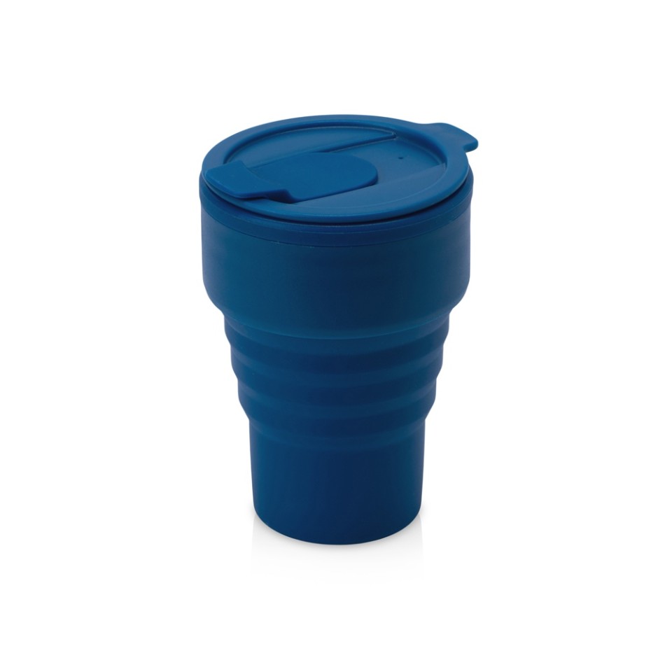 Силиконовый складной стакан "GoCup", индиго