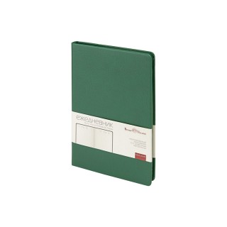 Ежедневник недатированный А5 "Megapolis Nappa", зеленый
