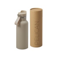 Вакуумная термобутылка «Pelican», 500 мл, бежевый