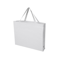 Odessa большая эко-сумка из переработанного хлопка, сертифицированного согласно GRS, плотностью 220 г/м2 - Белый