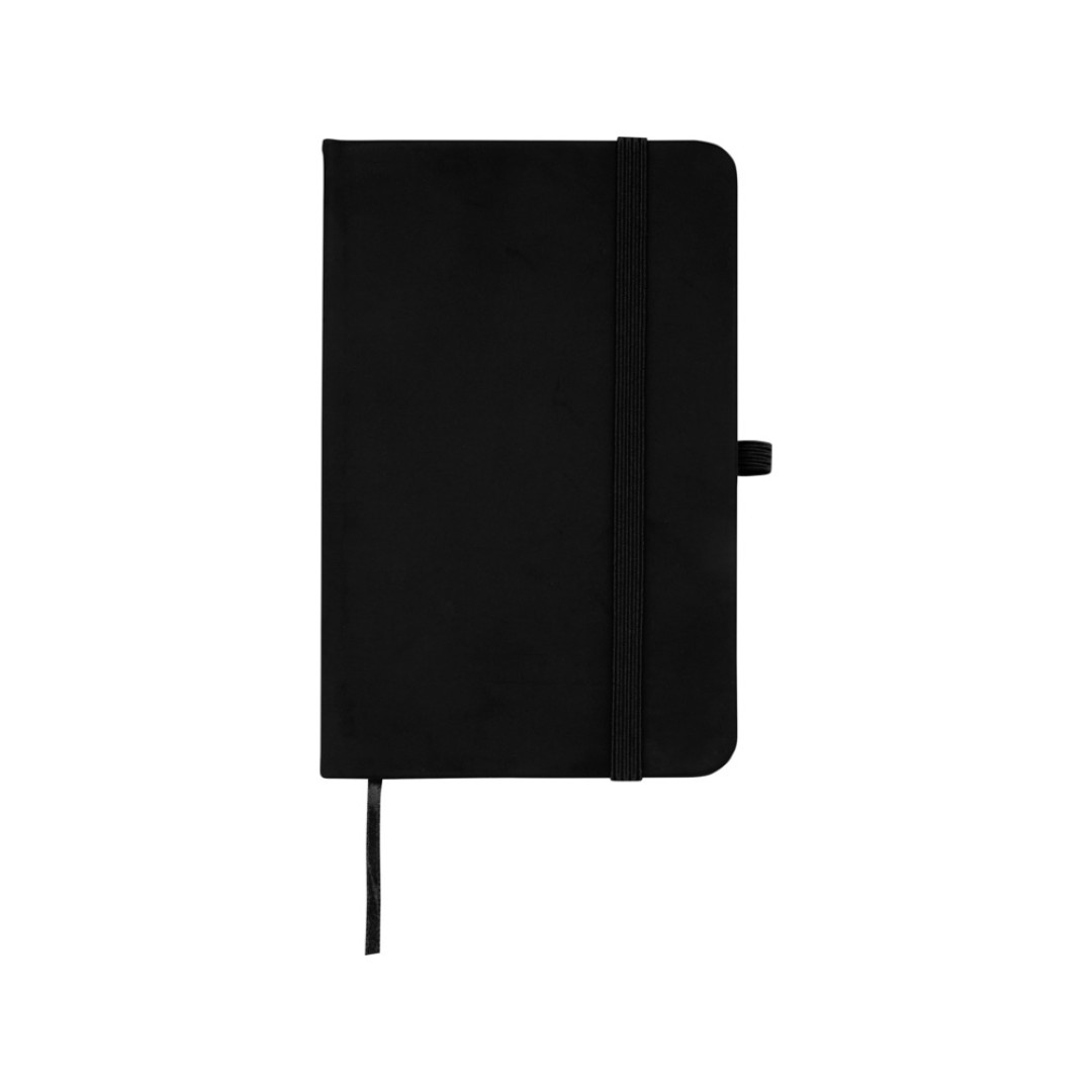 Блокнот Spectrum Plus формата A6 в твердой обложке - сплошной черный