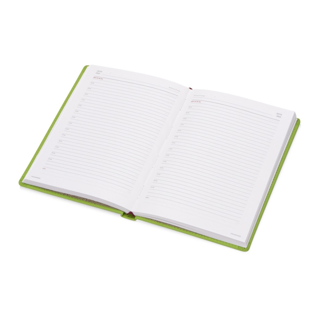 Ежедневник недатированный А5 «Velvet», салатовый