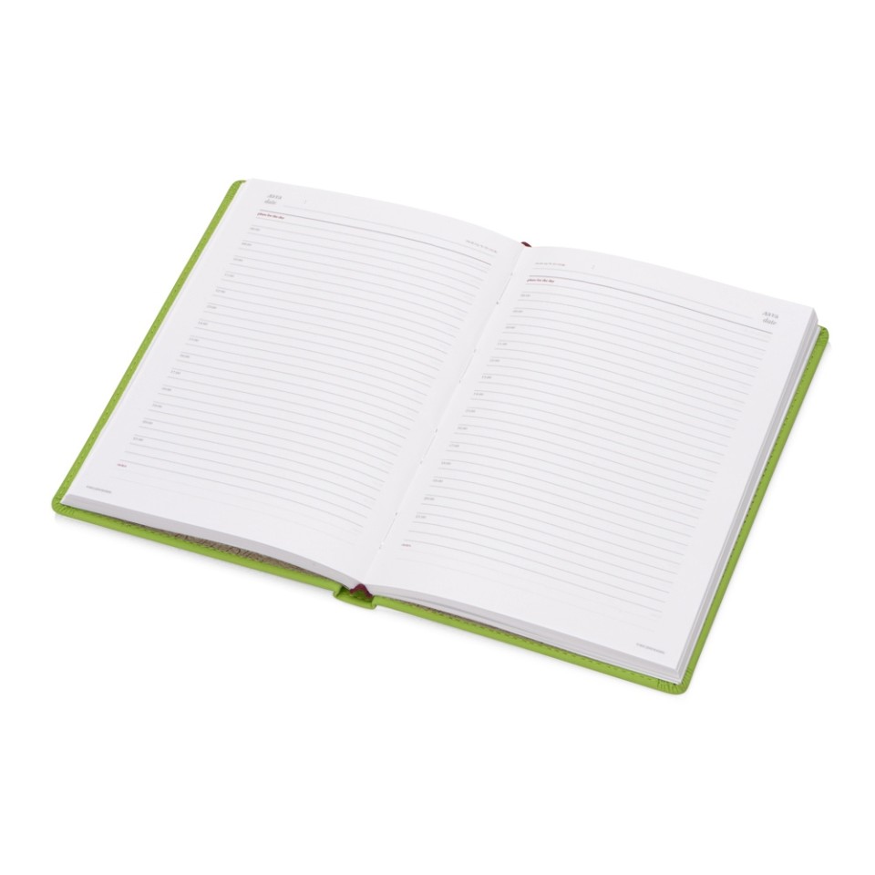 Ежедневник недатированный А5 «Velvet», салатовый