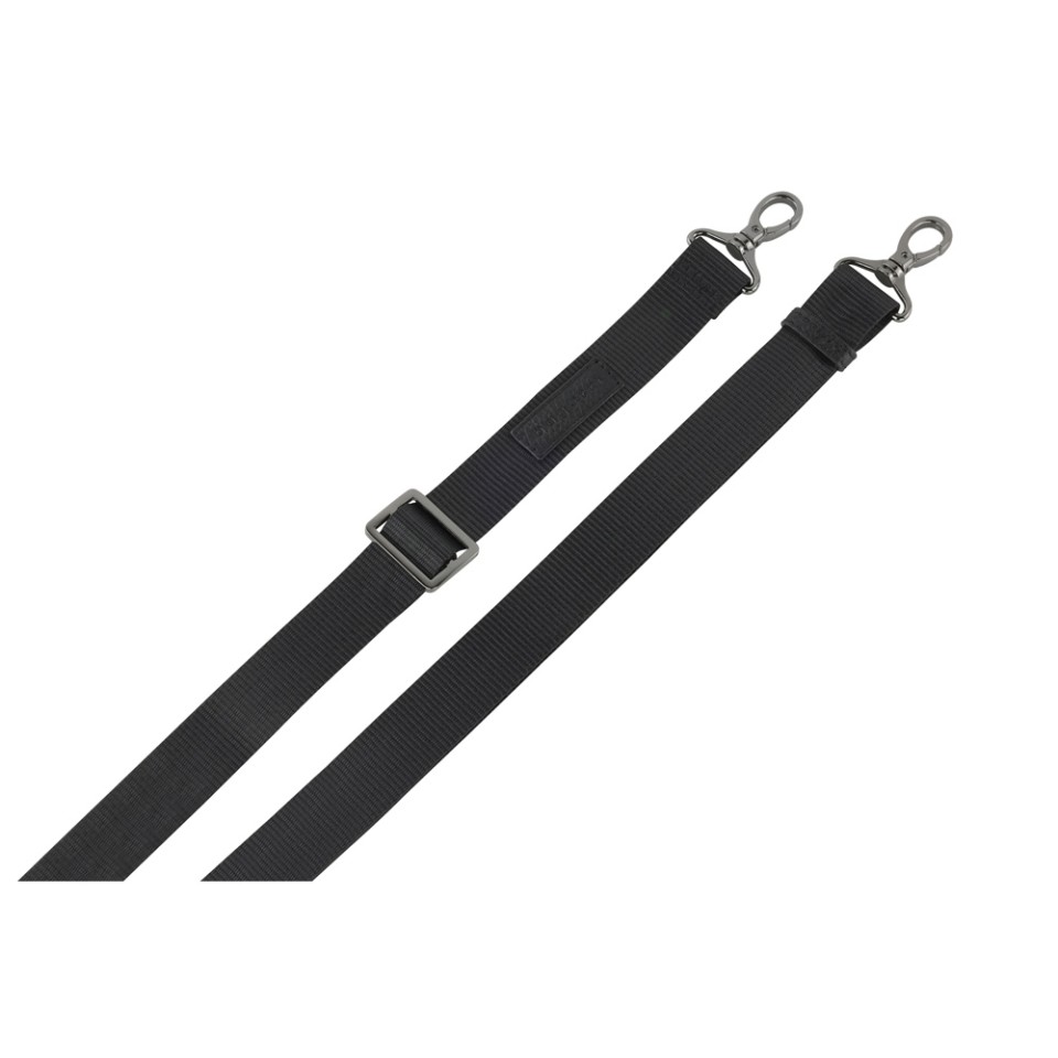 Сумка через плечо женская BUGATTI Elsa, чёрная, воловья кожа/полиэстер, 25х8,5х20 см