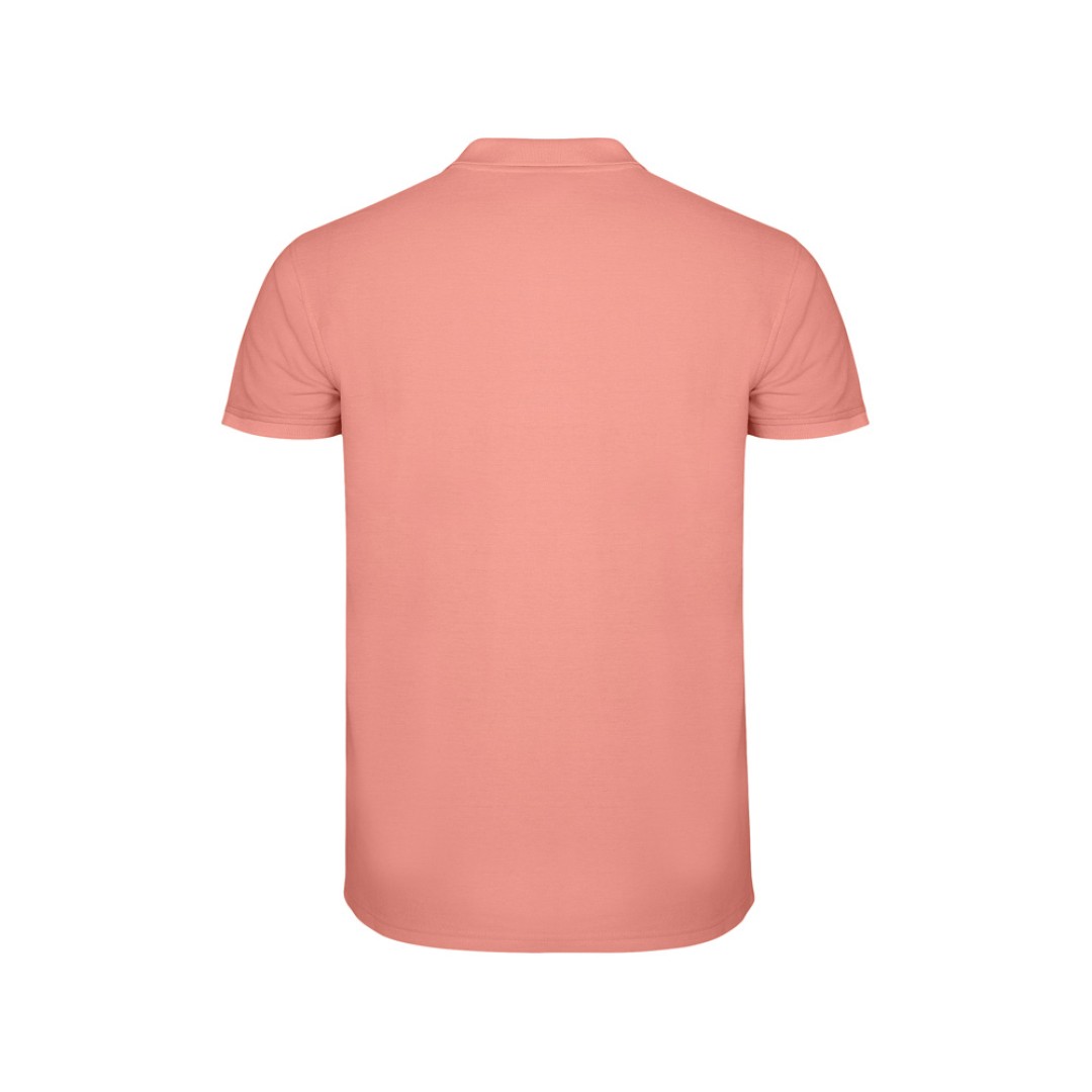 Рубашка поло "Star" мужская, оранжевая глина