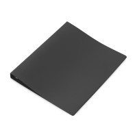 Папка на 4-х кольцах А4, черная