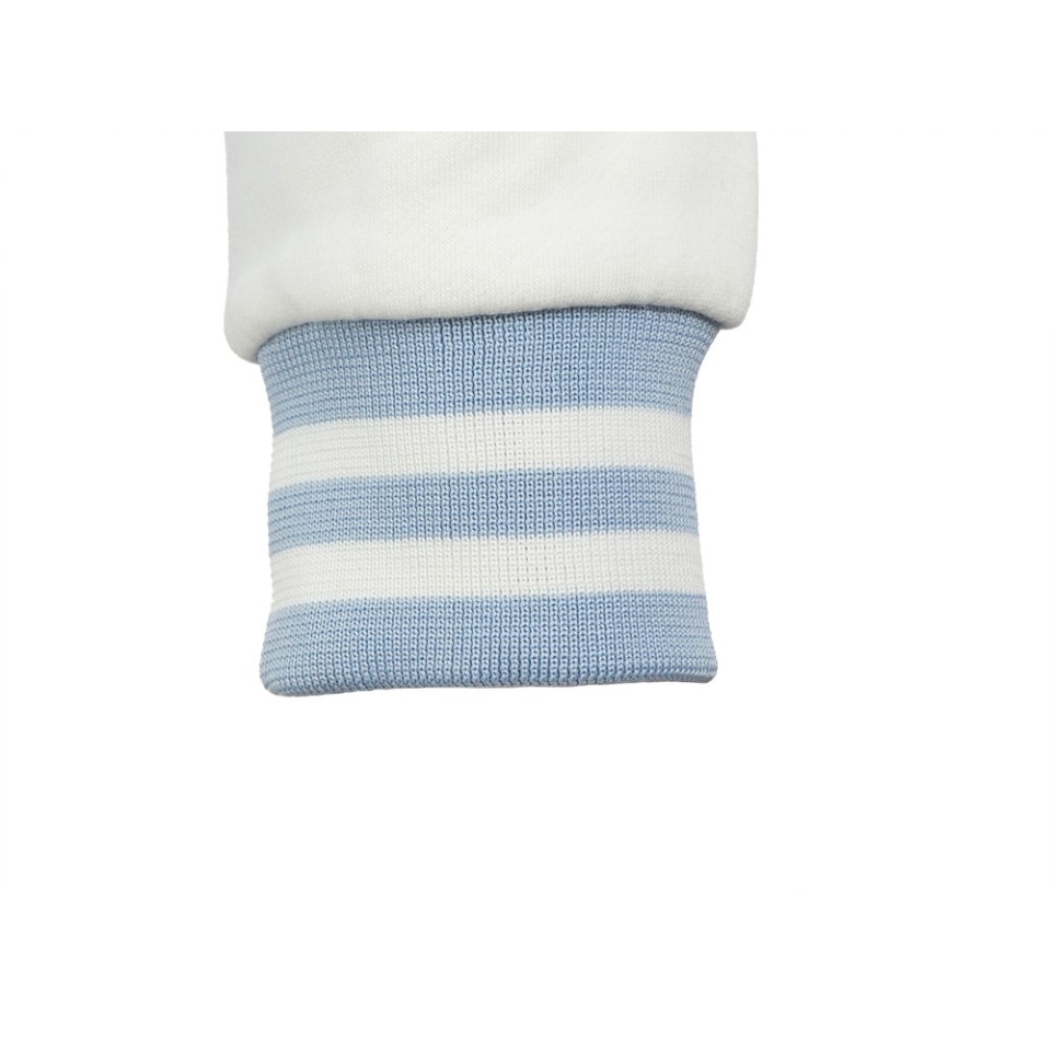 Бомбер «Oxford», небесно-голубой/молочный, унисекс