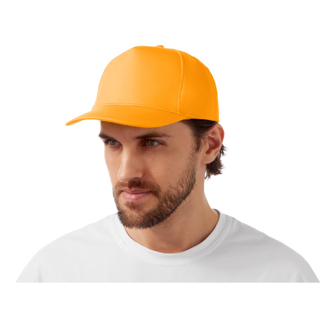 Бейсболка "Мемфис 230" 5-панельная, оранжевая