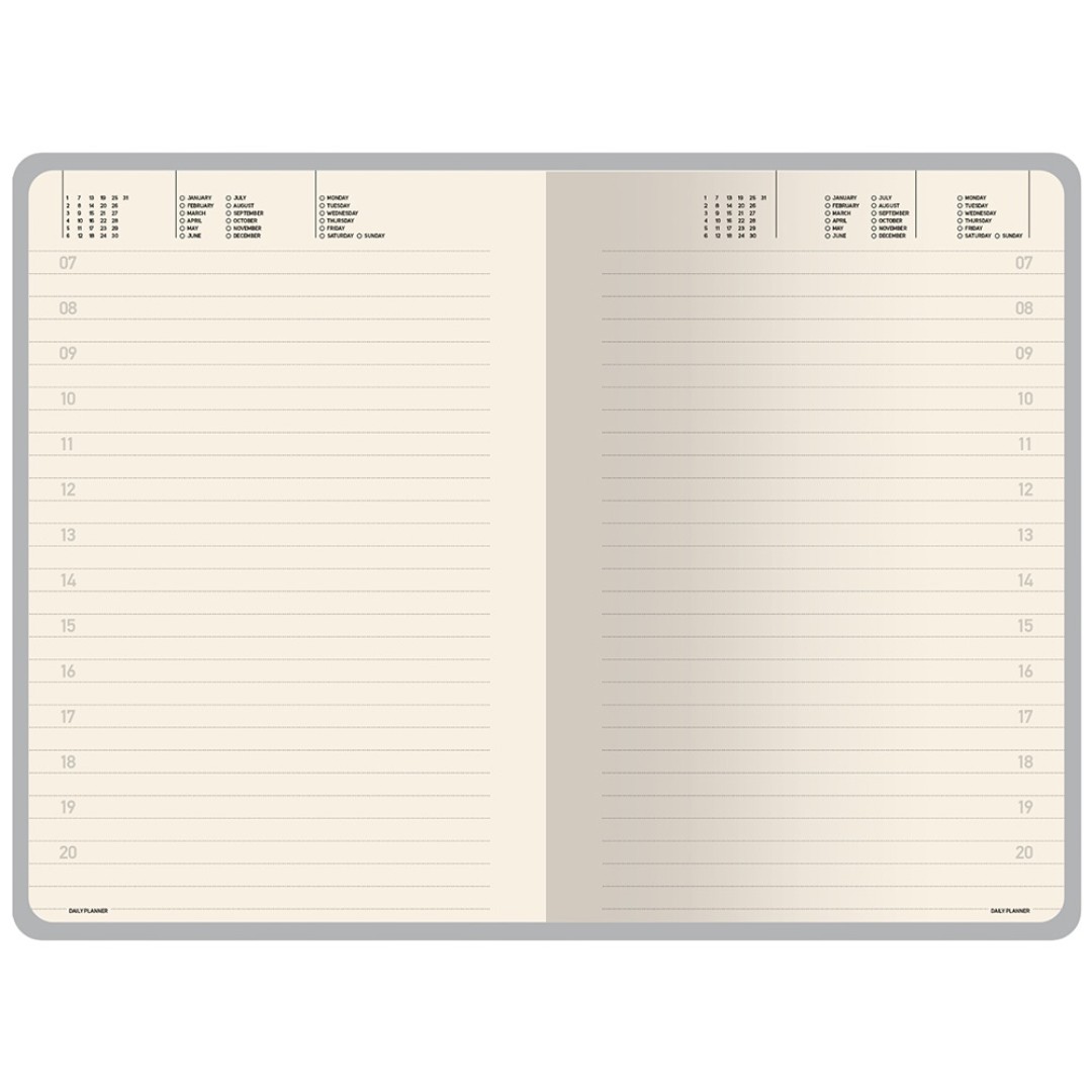 Ежедневник А5 "Megapolis Color New" soft-touch, бордовый