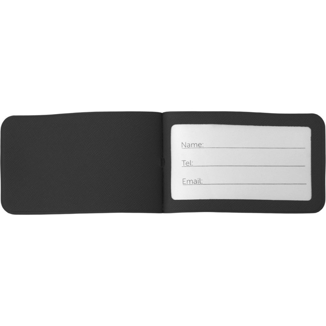 Багажная бирка «Favor» на силиконовой петле, черный