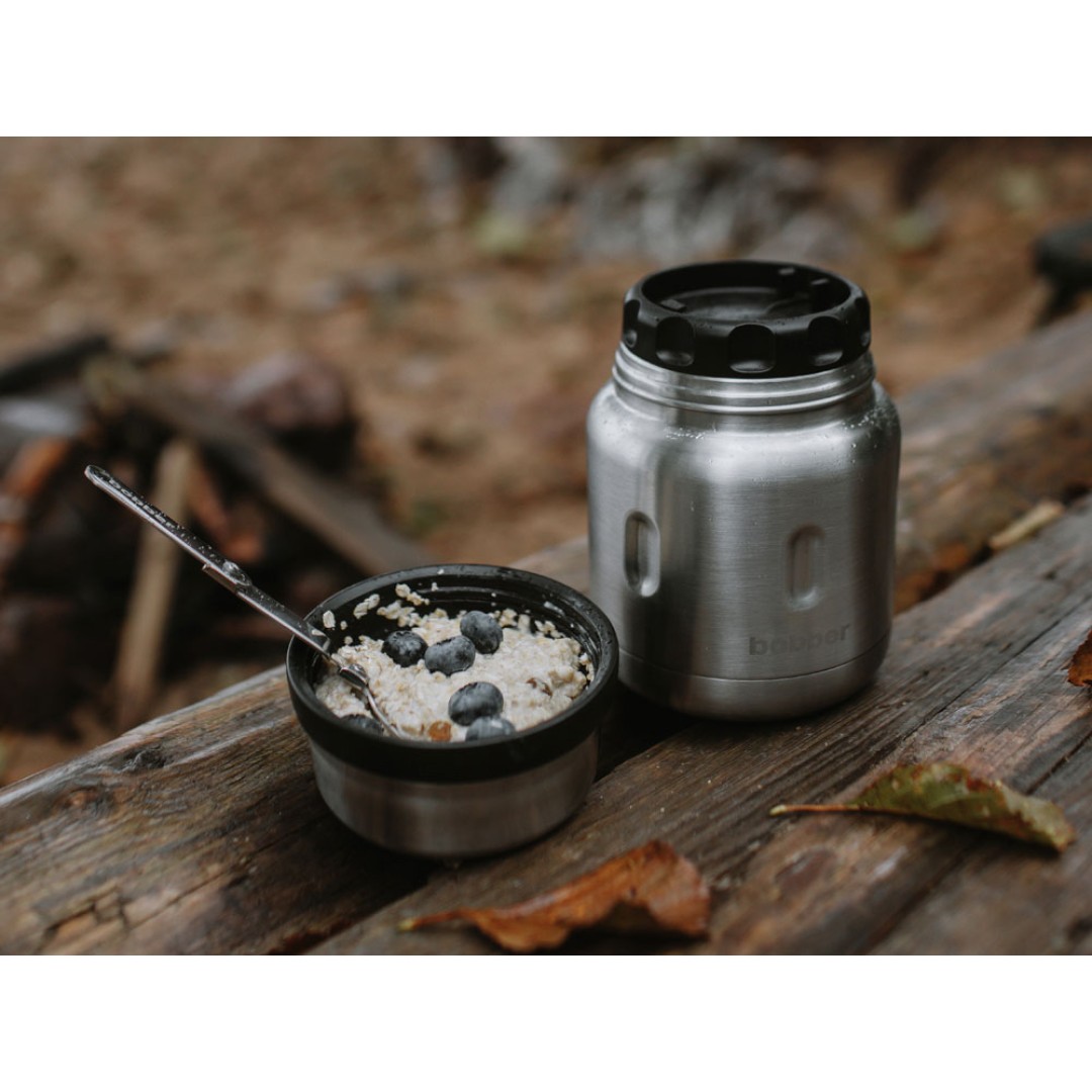 Термос для еды, вакуумный, бытовой, тм "bobber". Объем 0.47 литра. Артикул Jerrycan-470 Matte