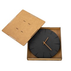 Часы деревянные "Helga", 28 см, черный