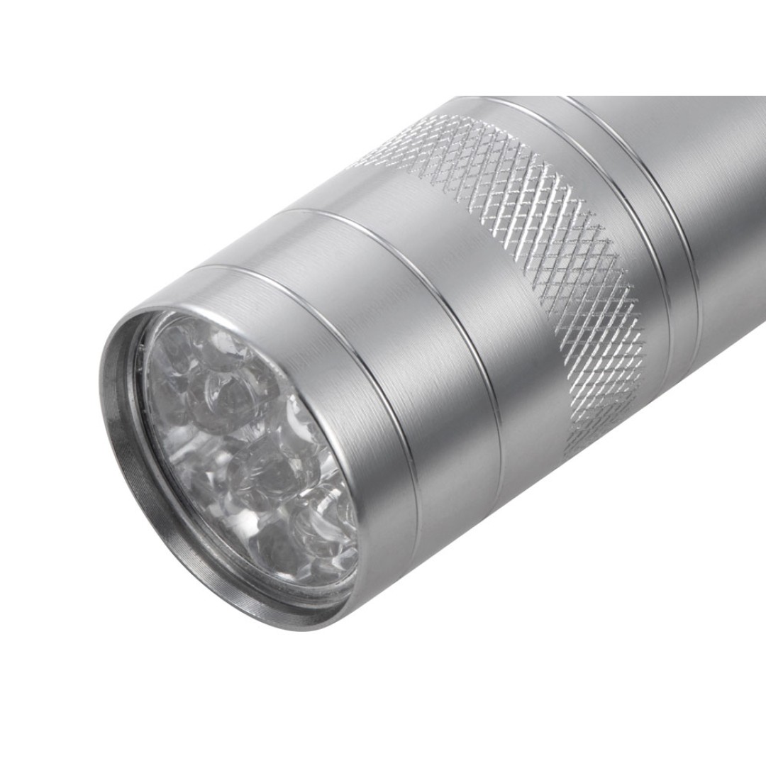 Фонарь с открывалкой "Yok", серебристый (P)