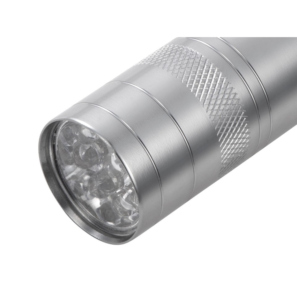 Фонарь с открывалкой "Yok", серебристый (P)