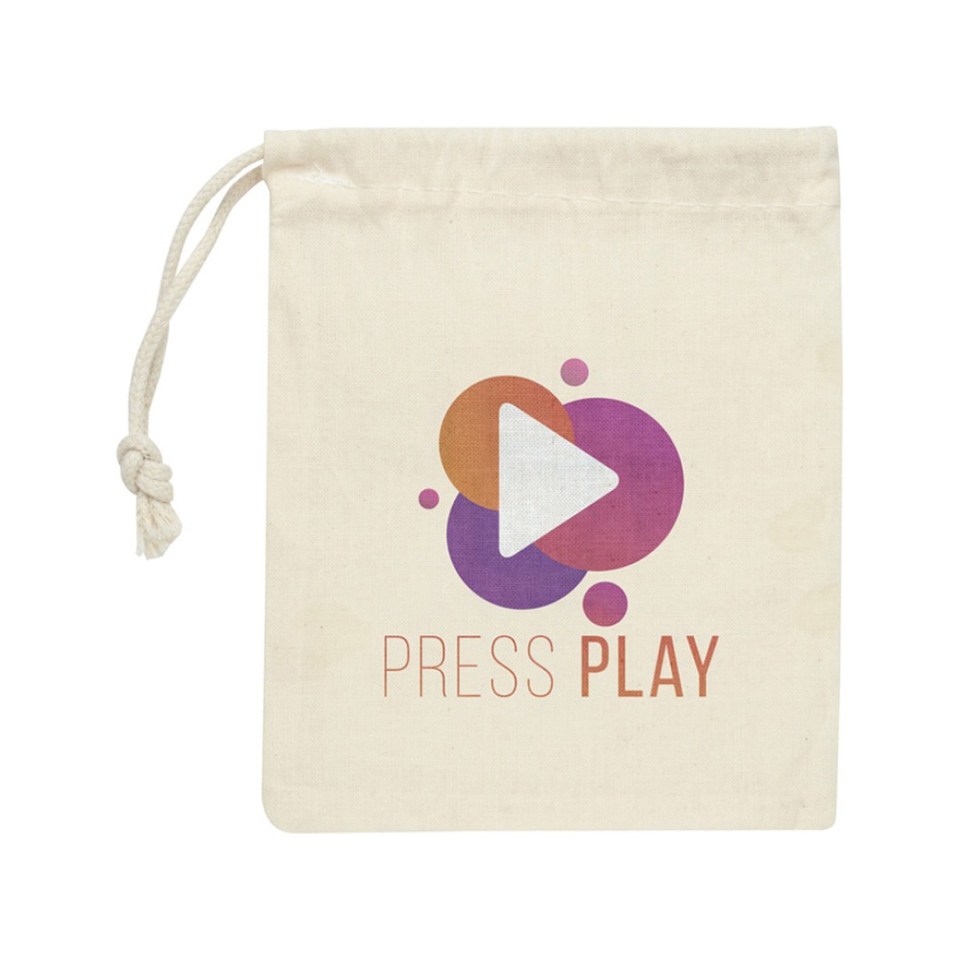 Деревянная игра в крестики-нолики в мешочке "Whorl" - Натуральный