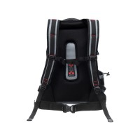 Рюкзак TORBER DRIVE с отделением для ноутбука 15", серый/красный, полиэстер 1680D, 36x17x50 см, 30 л