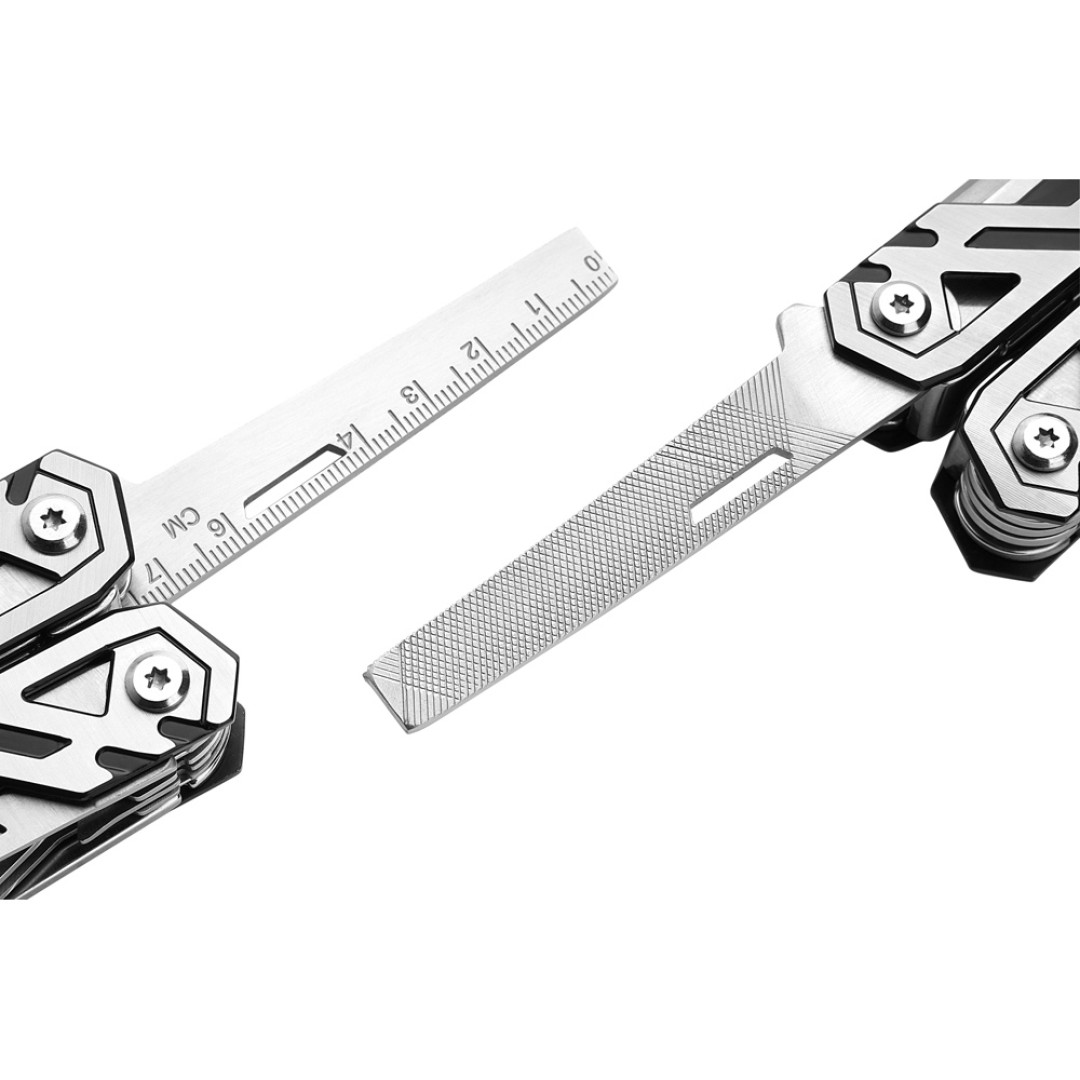 Мультитул Rocktol 21 в 1 с пружинными плоскогубцами, нержавеющая сталь, нейлоновый чехол