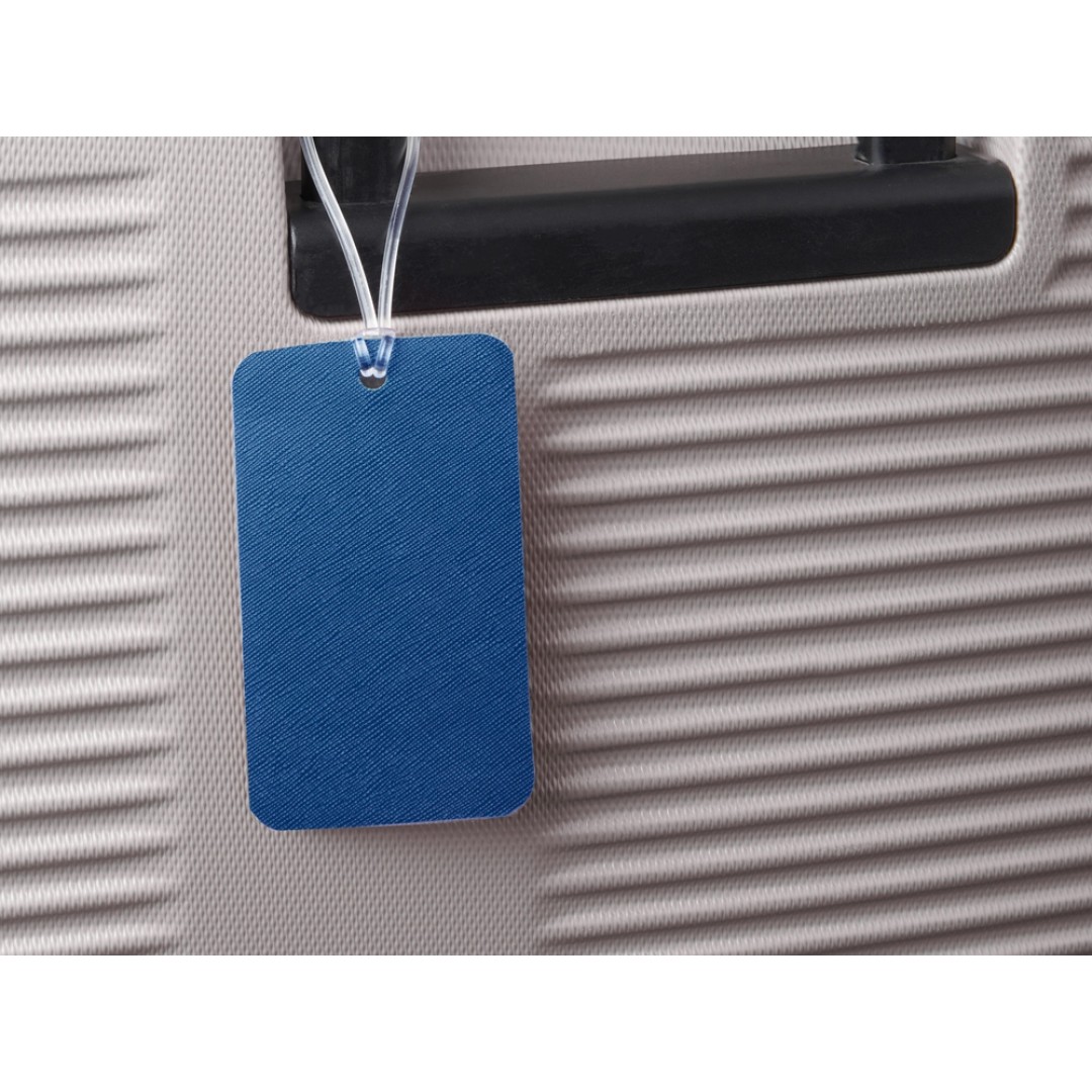 Багажная бирка «Favor» на силиконовой петле, синий