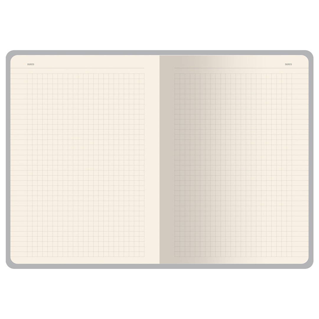 Бизнес-тетрадь А5 "Pragmatic Contrast", 40 листов в клетку, темно-синий с бирюзовым срезом