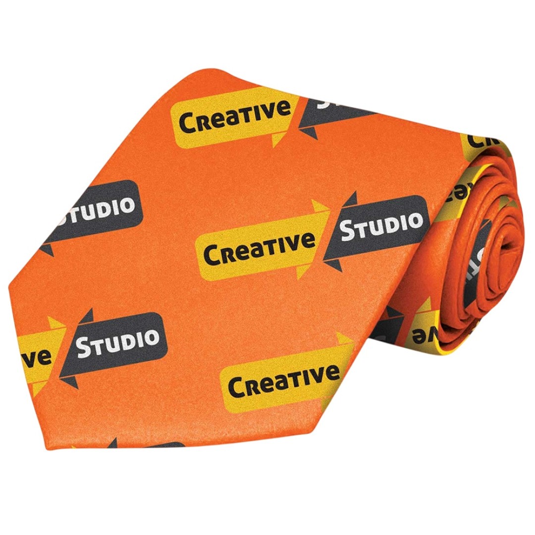 Галстук с возможностью полноцветной печати