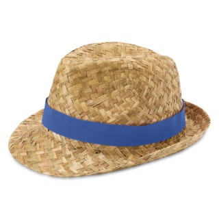 Pricus соломенная шляпа - Ярко-синий / Натуральный